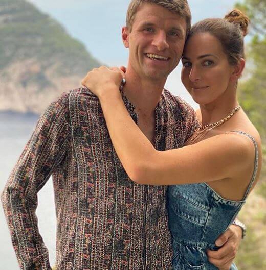 Gerhard Muller's son, Thomas Muller with his wife, Lisa Muller.